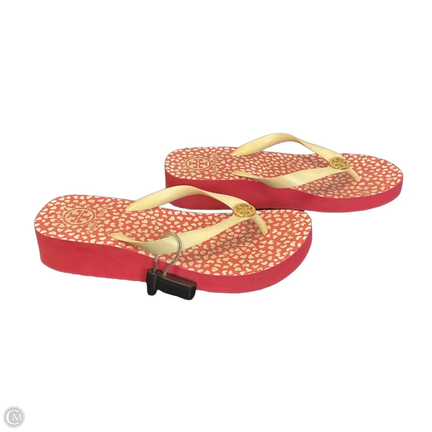 Sandals Designer By Tory Burch In Pink, Size: