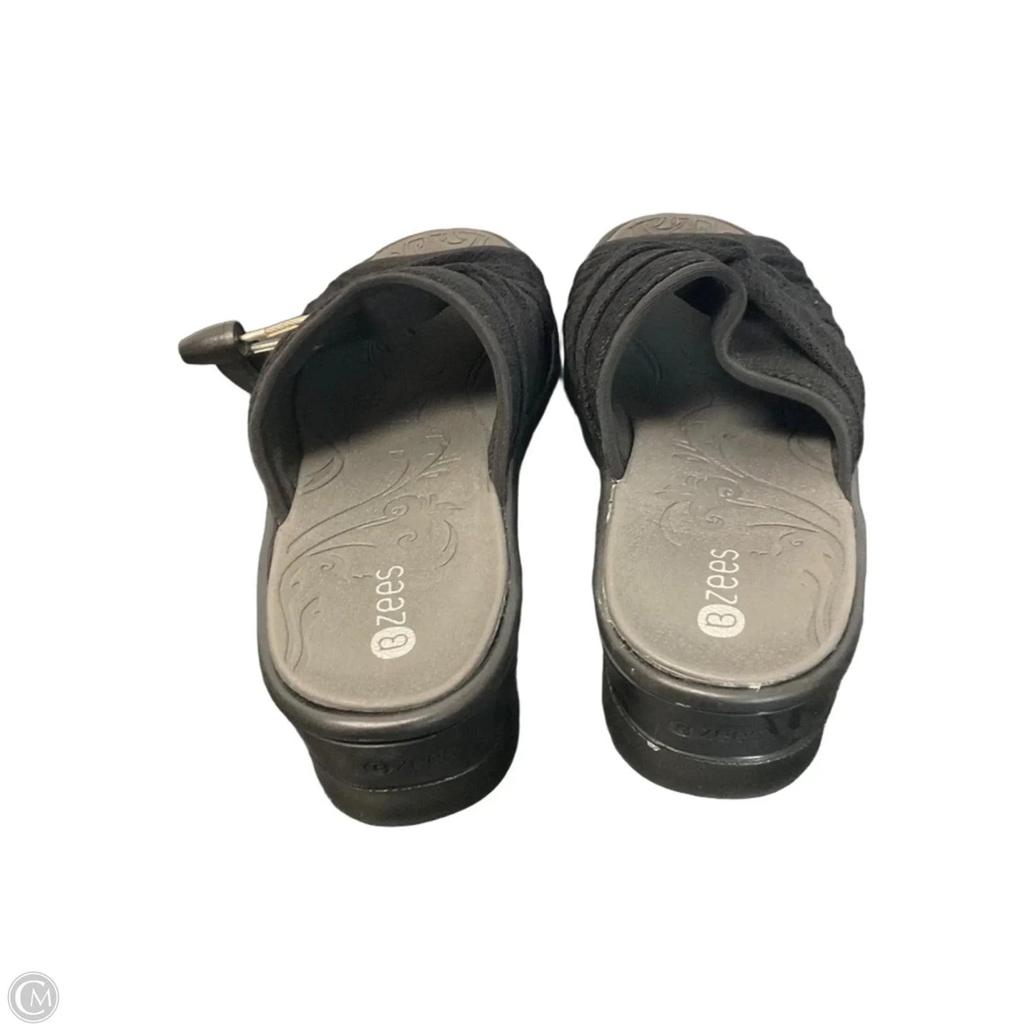 Sandals Heels Platform By Bzees In Black, Size: 7