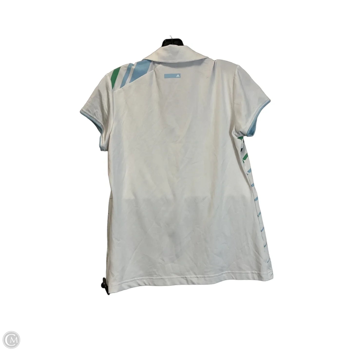 Top Short Sleeve By Adidas In White, Size: M