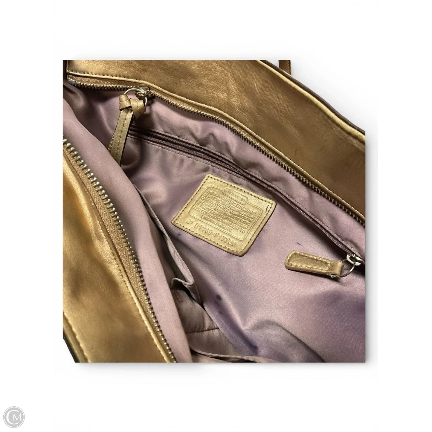 Handbag Designer By Coach, Size: Large