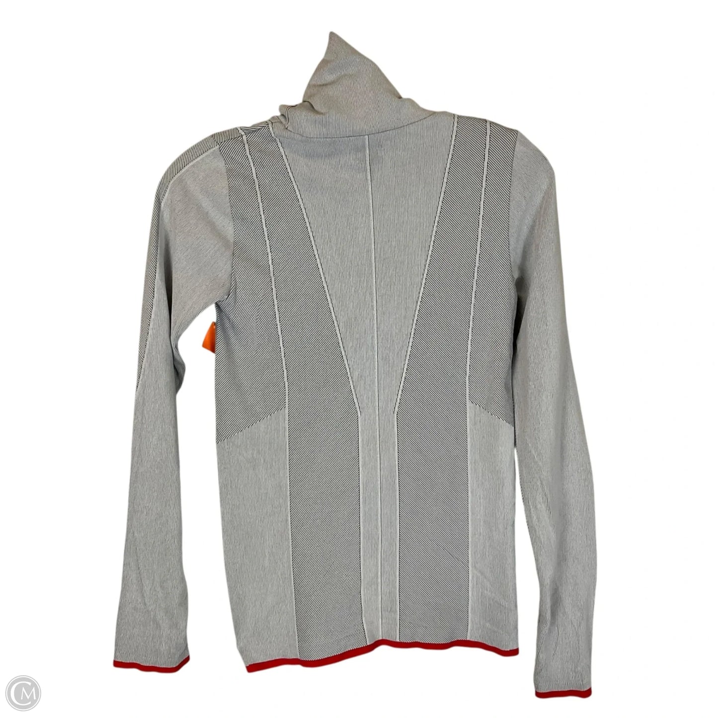 Athletic Top Long Sleeve Collar By Athleta In Grey, Size: Xs