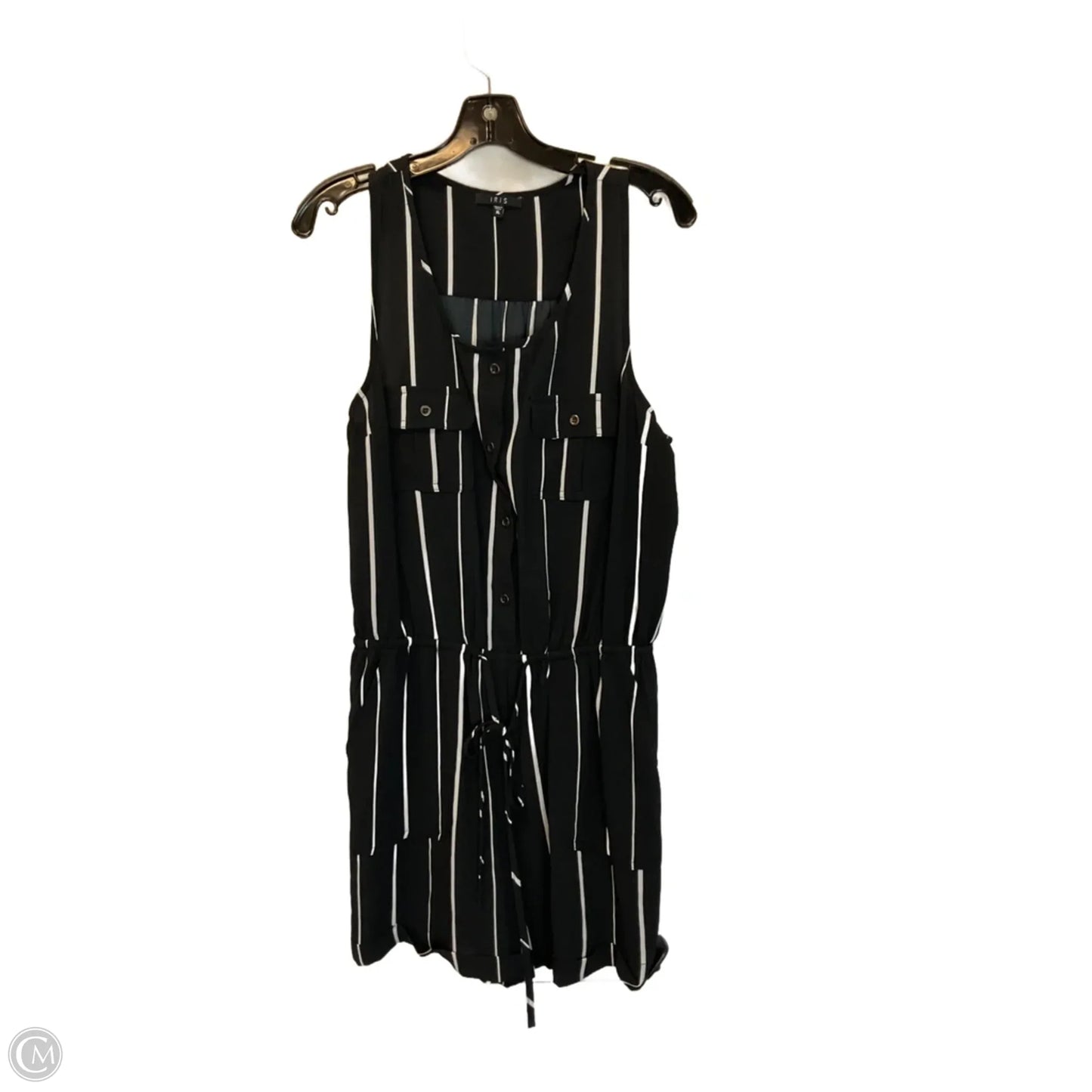 Romper By Iris In Black, Size: Xl