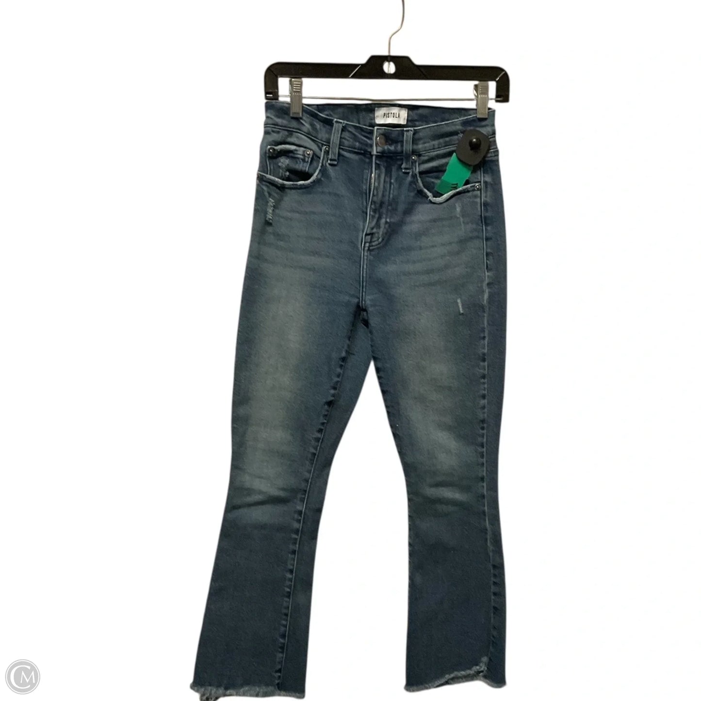 Jeans Straight By Pistola In Blue Denim, Size: 4