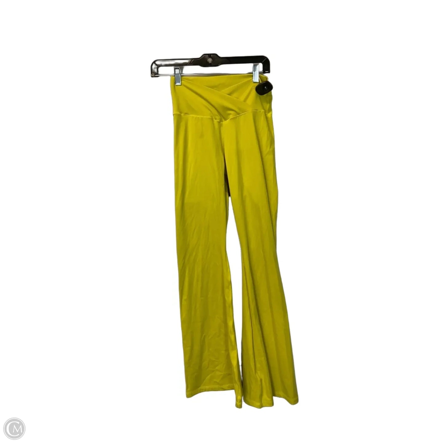 Pants Leggings By Happily Grey In Yellow, Size: M