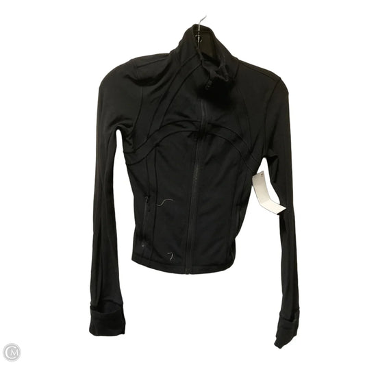 Athletic Jacket By Lululemon In Black, Size: 2