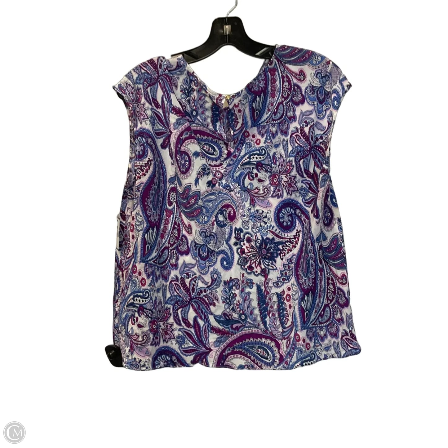 Top Sleeveless Basic By Talbots In Purple, Size: L