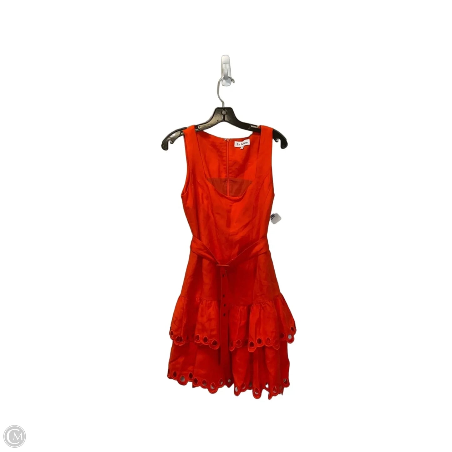 Dress Casual Midi By En Saison In Orange, Size: S