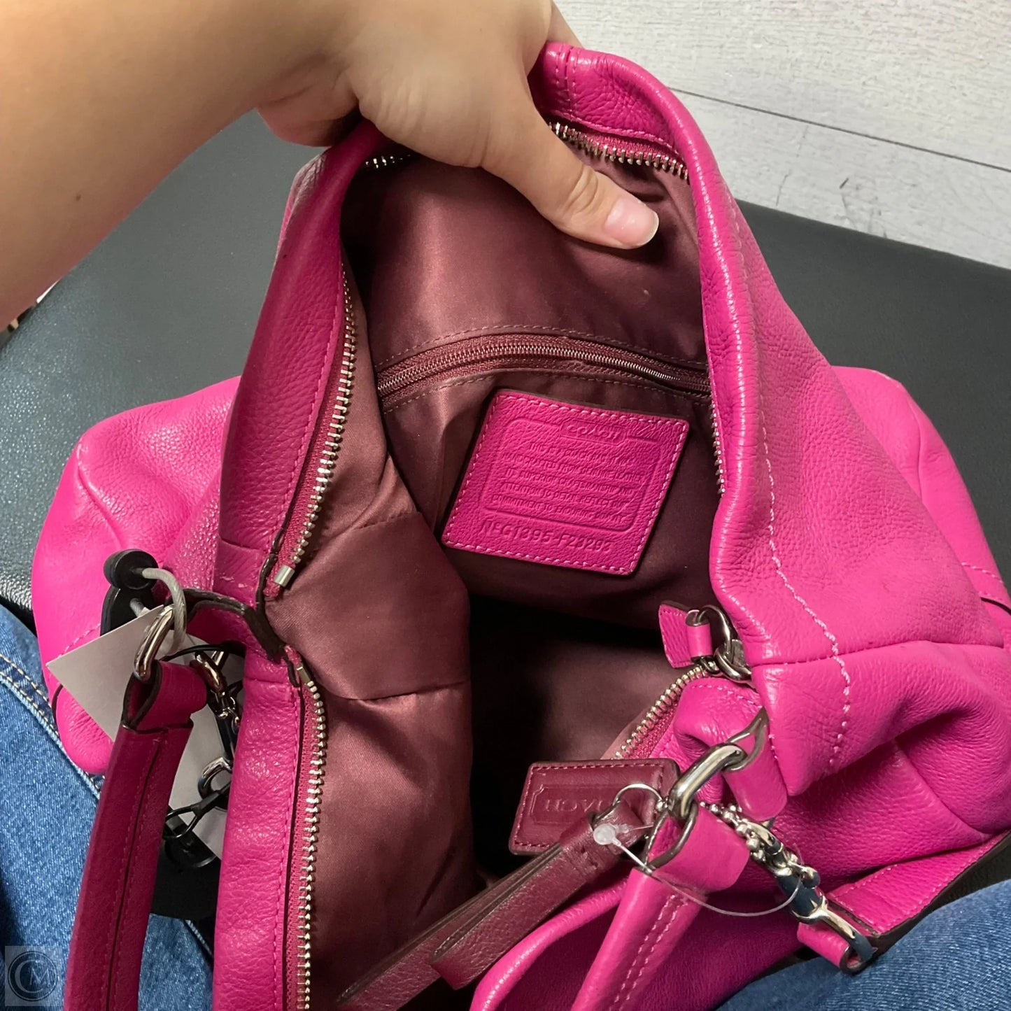 Handbag Designer By Coach, Size: Medium