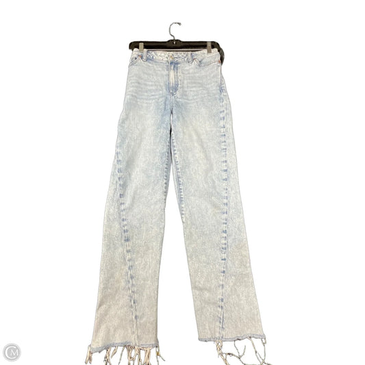 Jeans Straight By Paige In Blue Denim, Size: 4