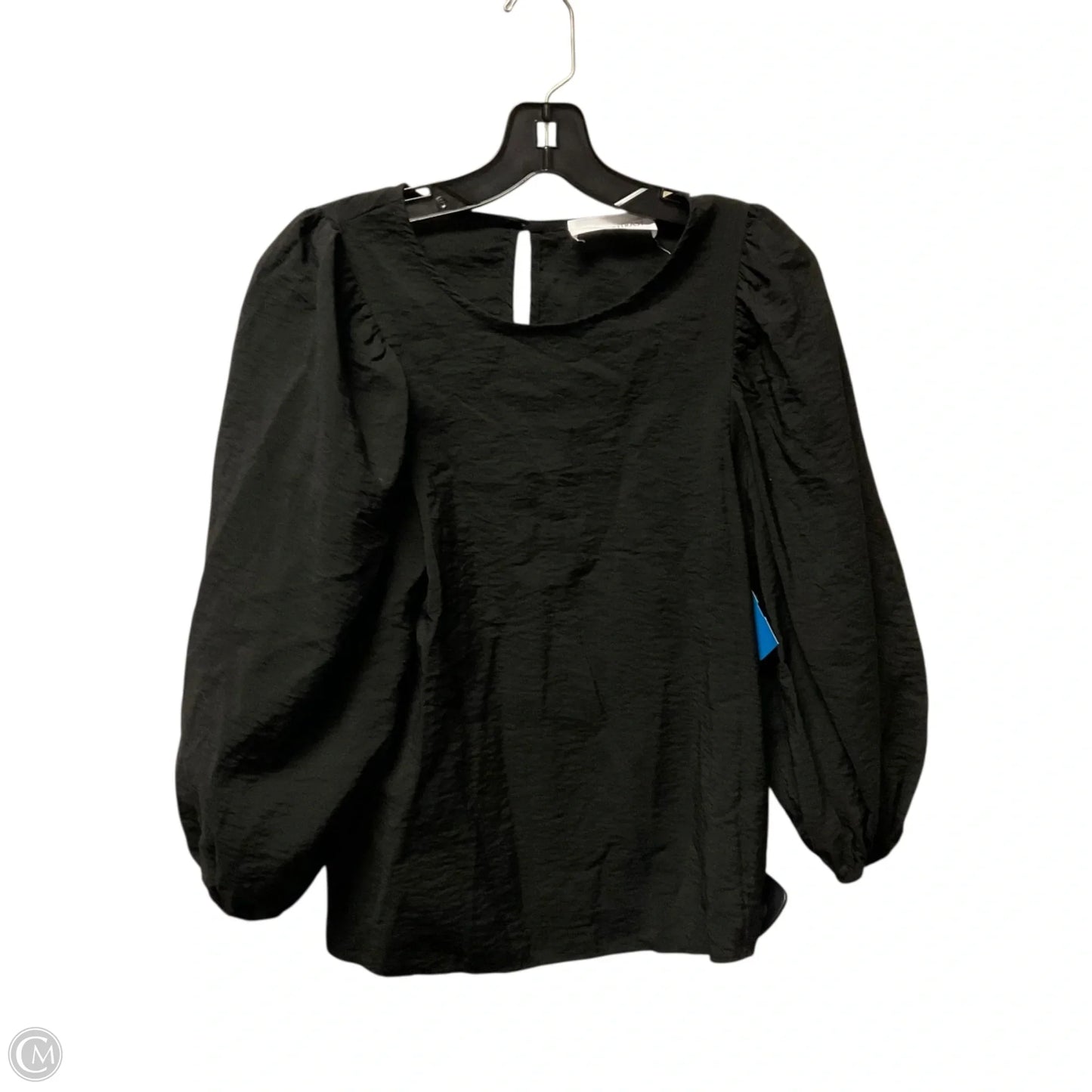 Top Long Sleeve By Self Contrast In Black, Size: S