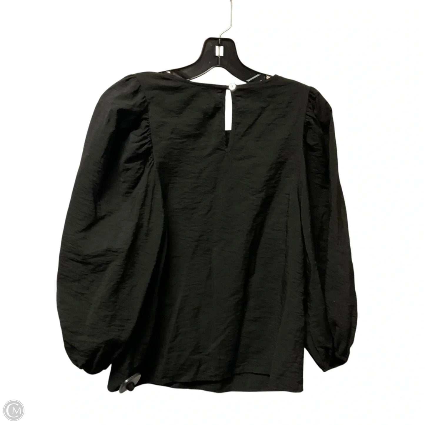 Top Long Sleeve By Self Contrast In Black, Size: S