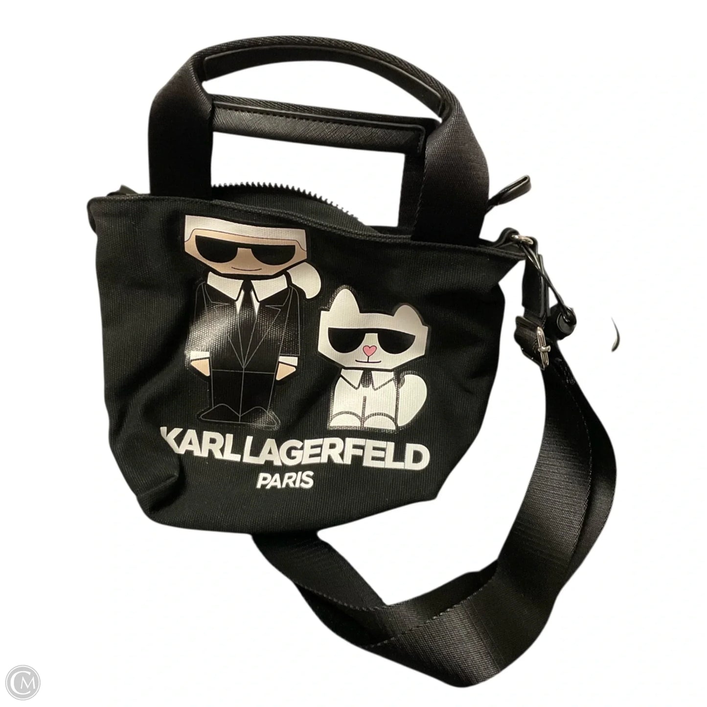 Handbag Designer By Karl Lagerfeld, Size: Medium