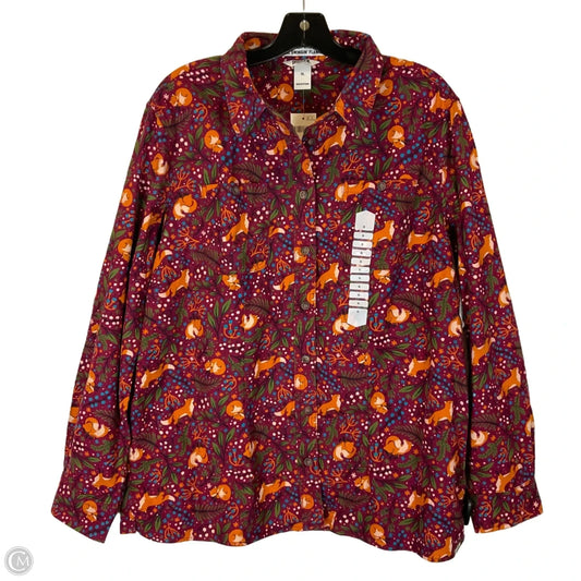 Top Long Sleeve Basic By Duluth Trading In Red, Size: Xl