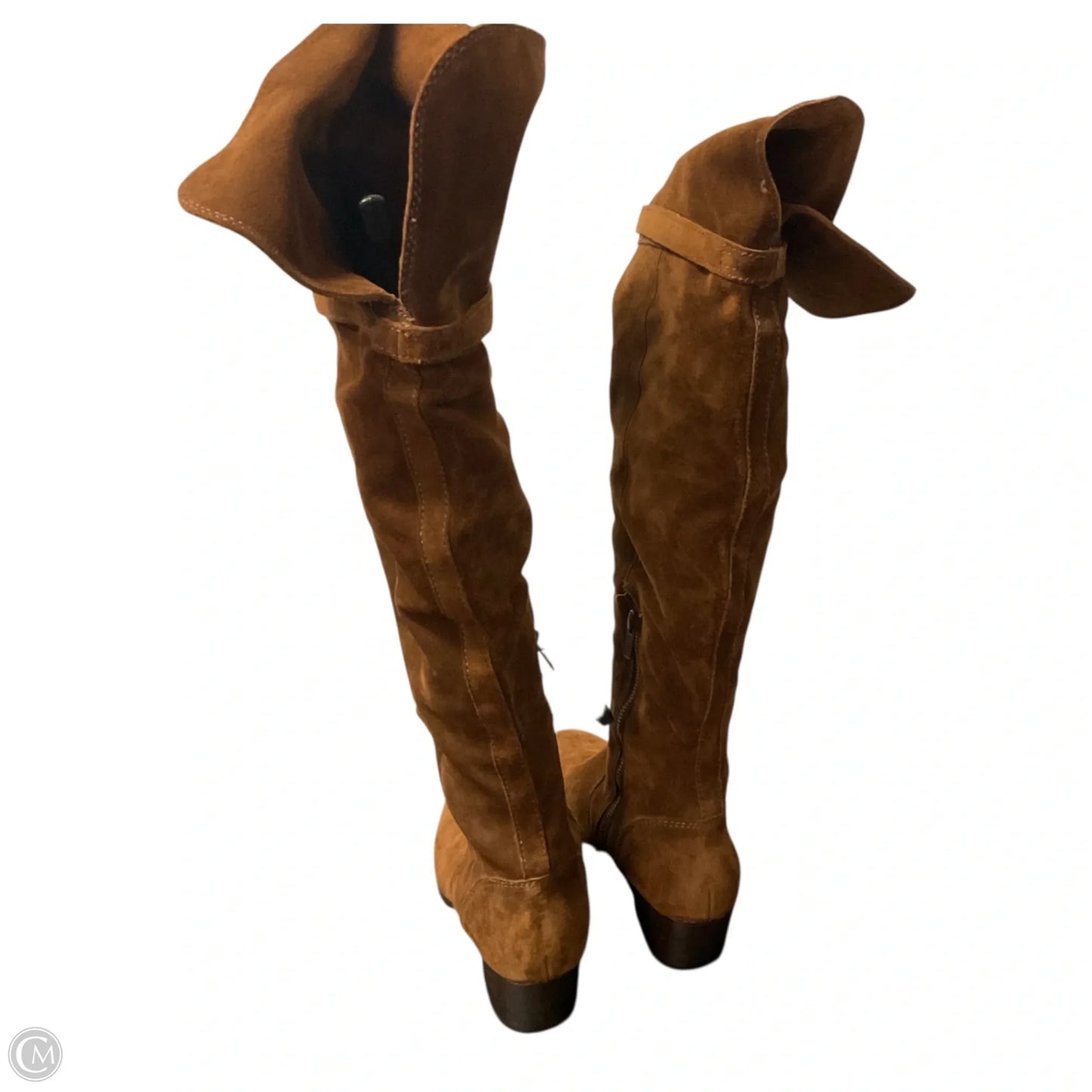 Boots Designer By Frye In Brown, Size: 8