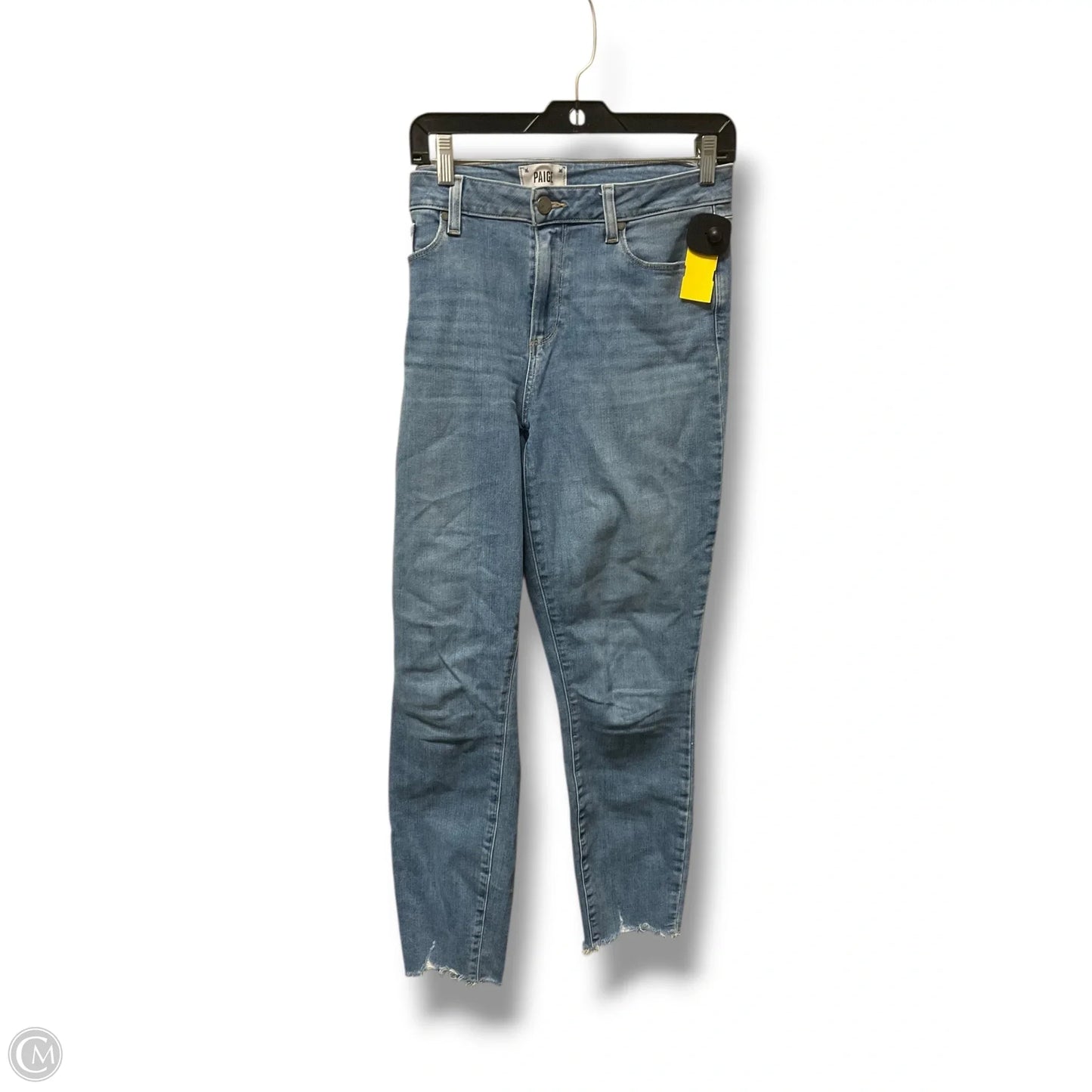 Jeans Skinny By Paige In Blue Denim, Size: 12