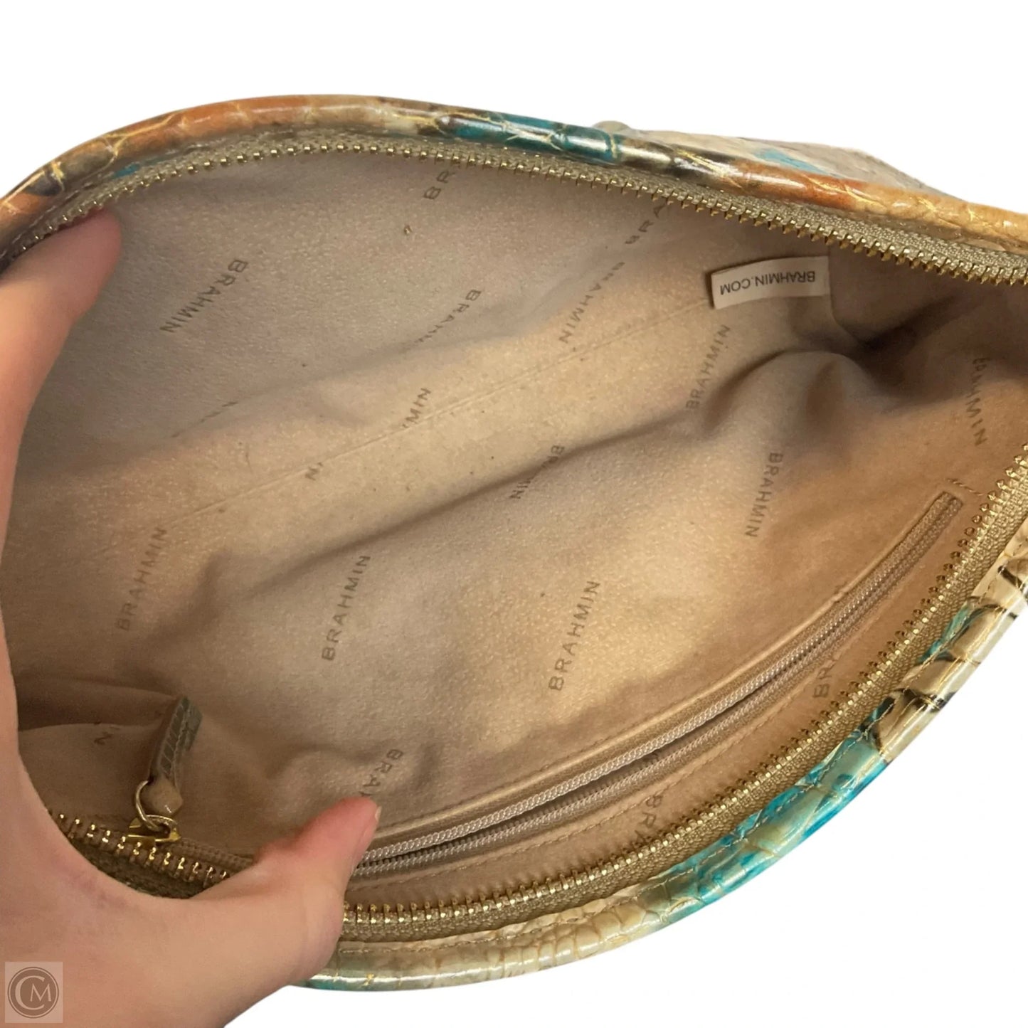 Wristlet Designer By Brahmin, Size: Medium