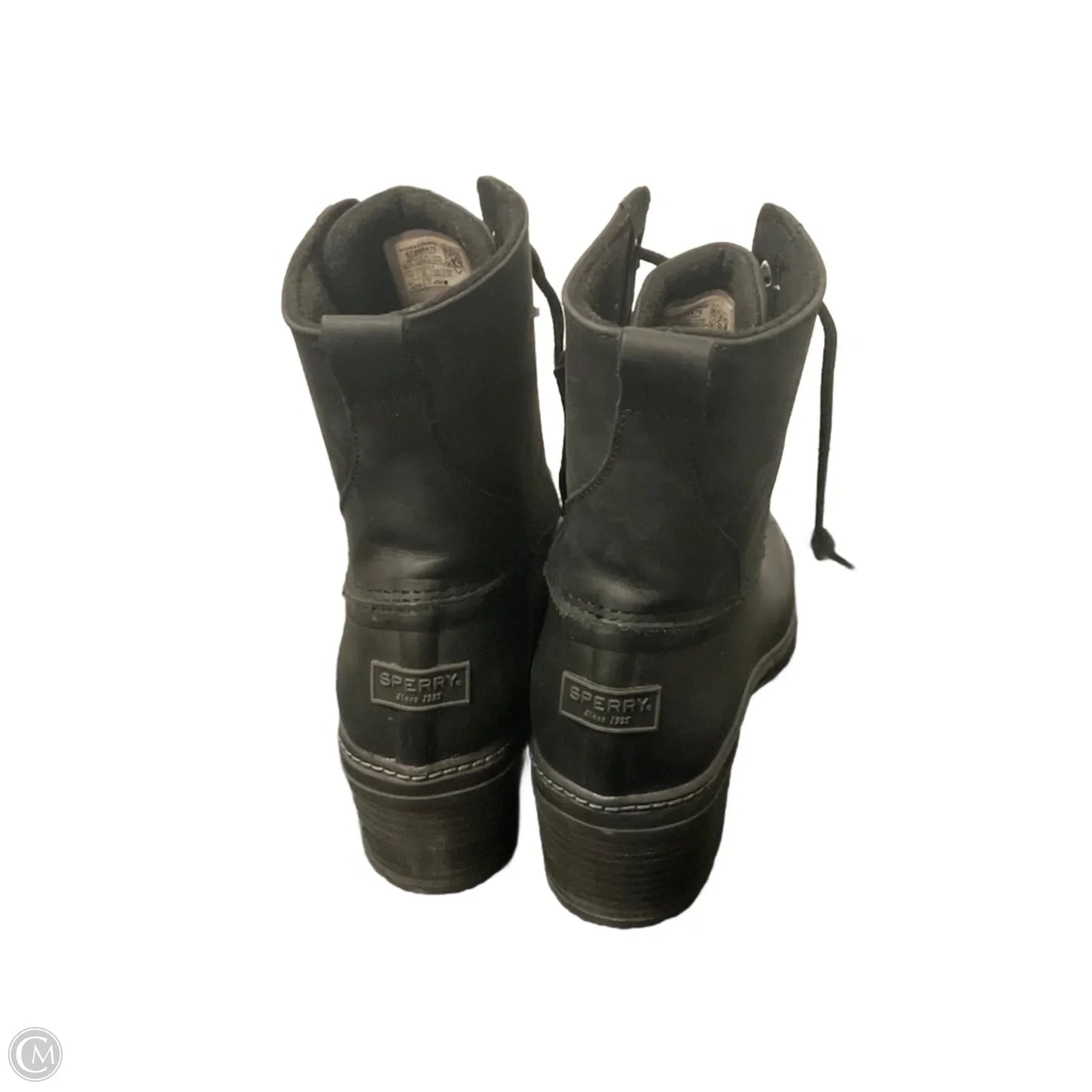 Boots Ankle Heels By Sperry In Black, Size: 11