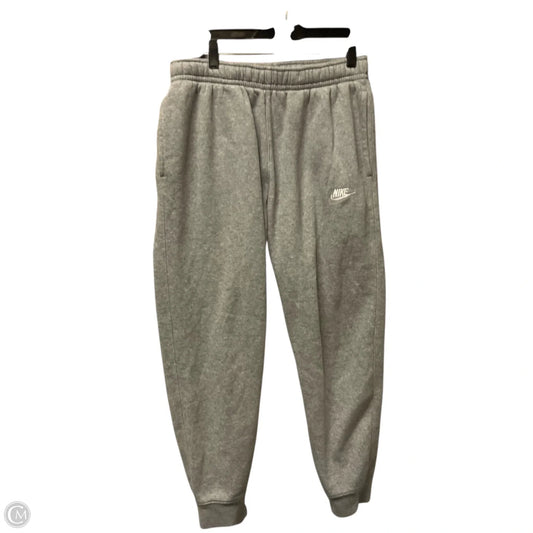 Athletic Pants By Nike Apparel In Grey, Size: M