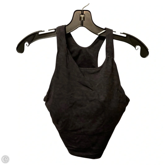 Athletic Bra By Crz Yoga In Black & Brown, Size: L