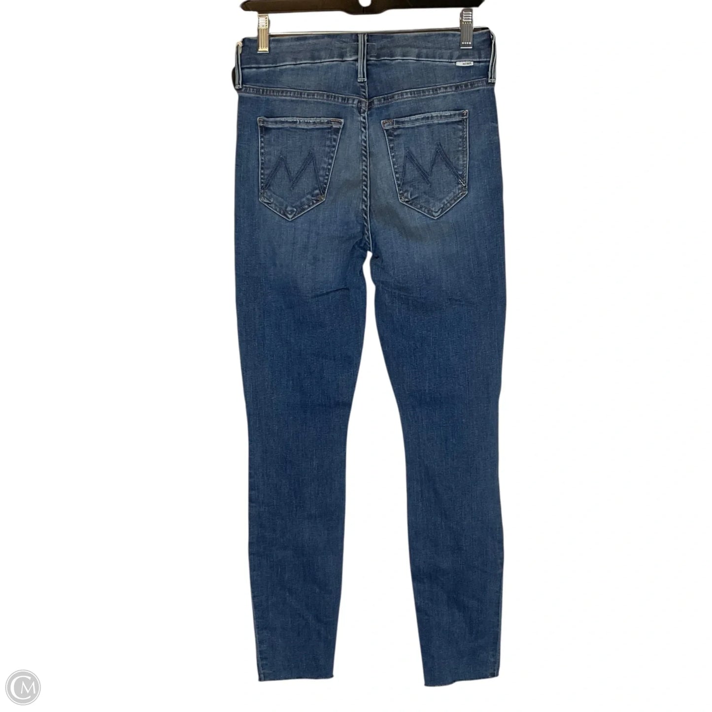 Jeans Skinny By Mother In Blue Denim, Size: 0 (25)