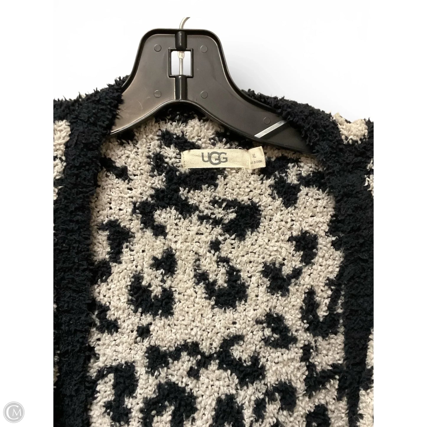 Cardigan Designer By Ugg In Animal Print, Size: Xl