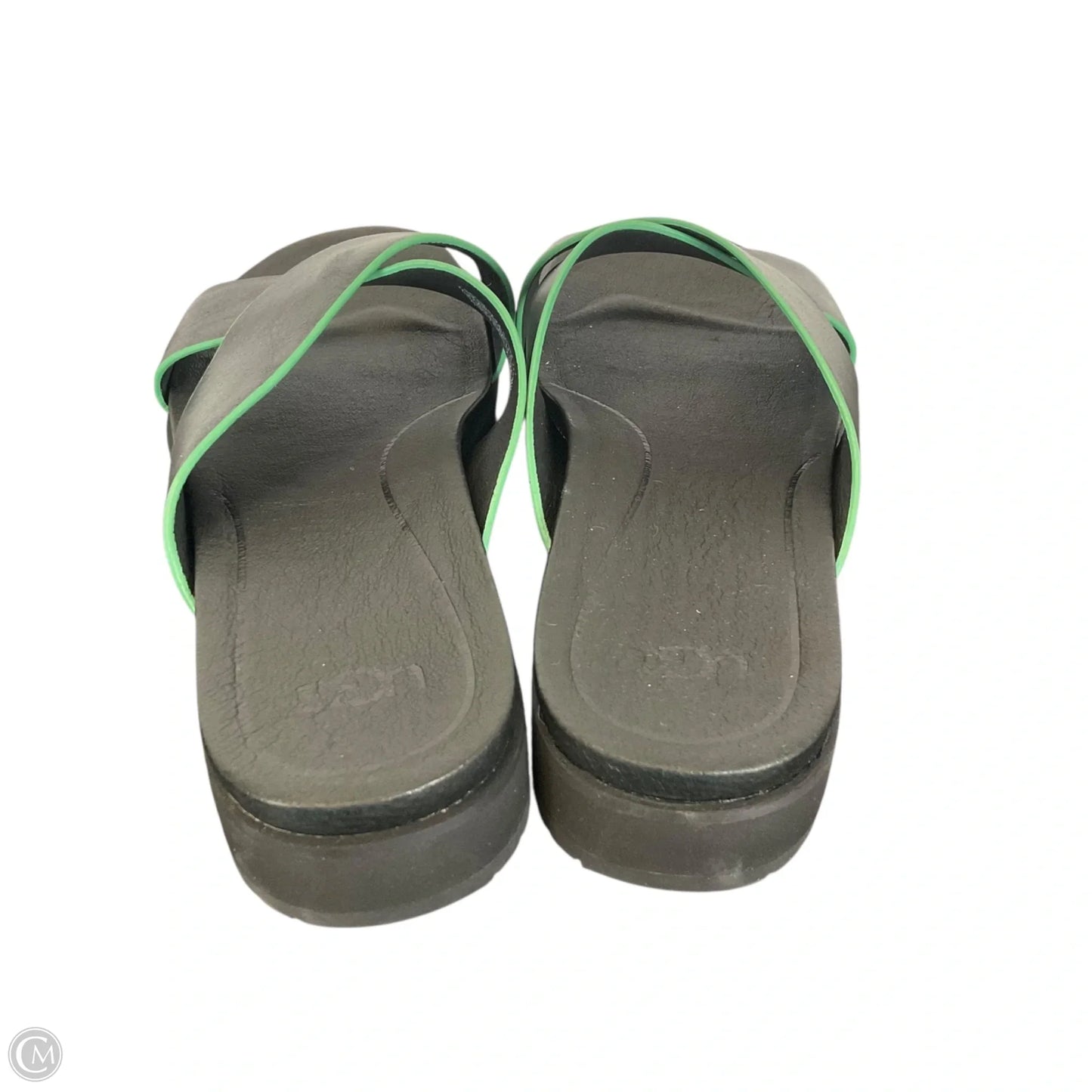 Sandals Designer By Ugg In Black, Size: 7