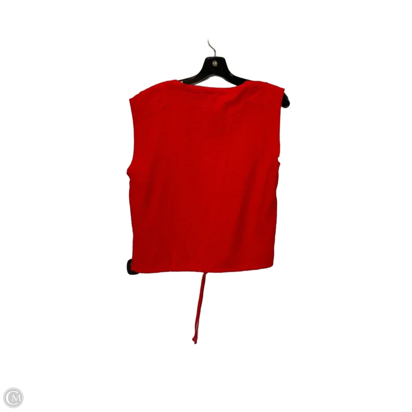 Top Sleeveless Basic By Nine West In Red, Size: S