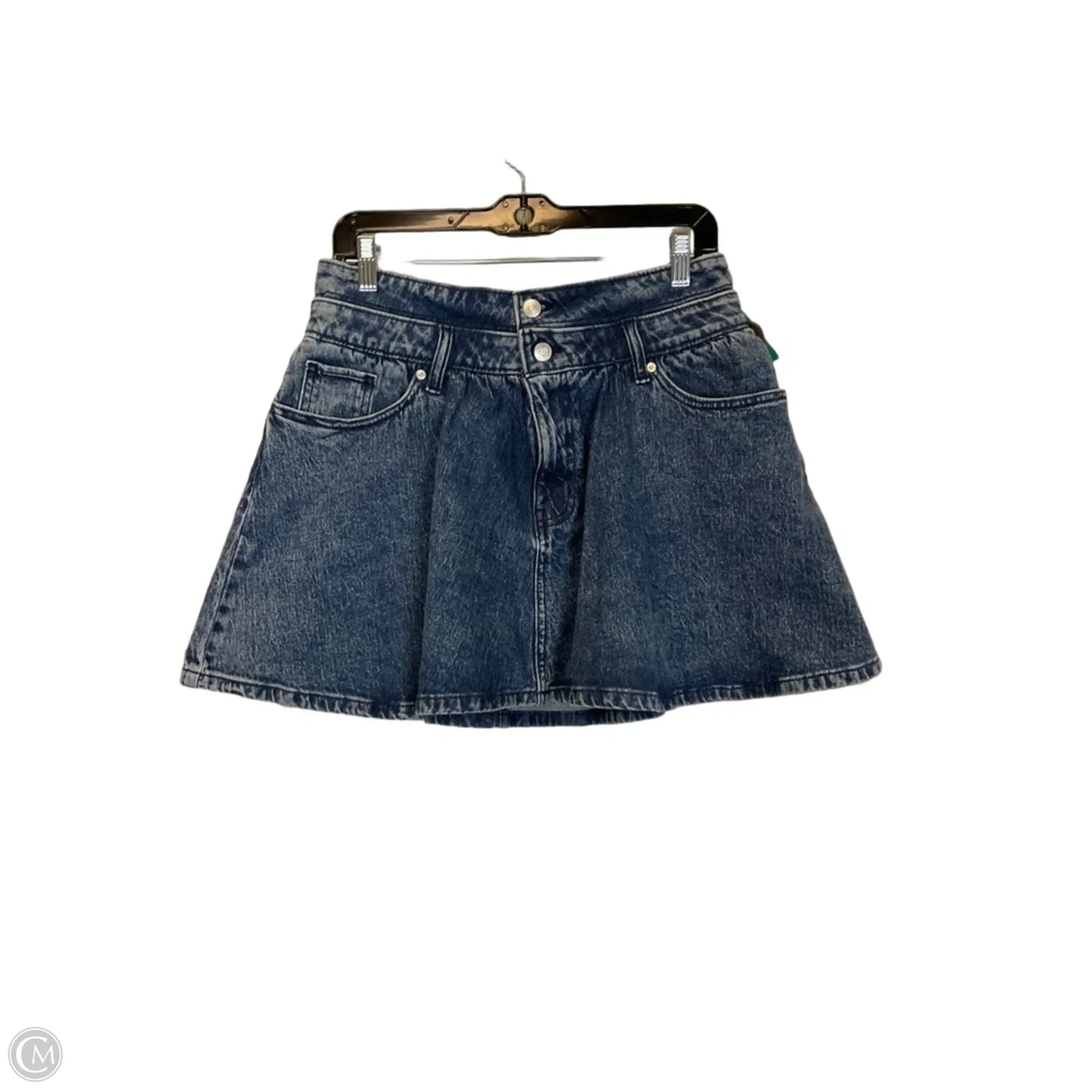 Skirt Mini & Short By Scoop In Blue Denim, Size: 8