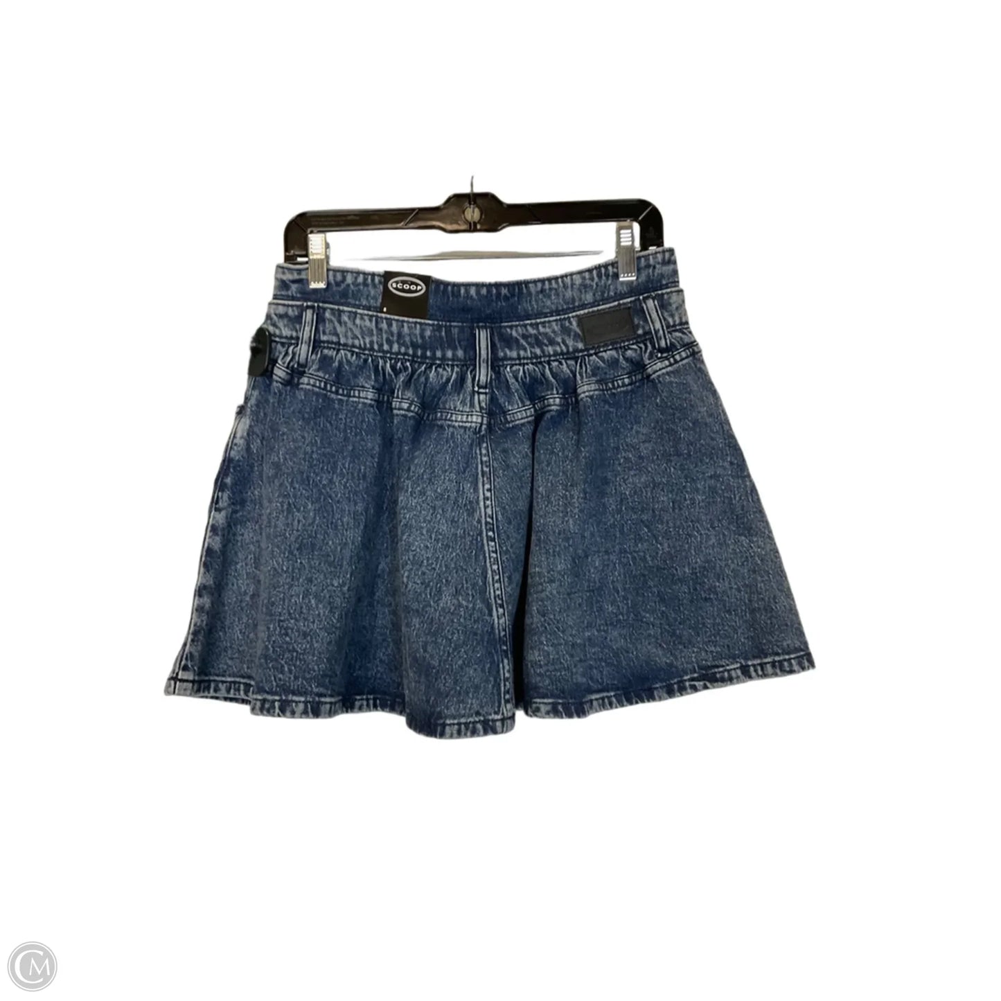 Skirt Mini & Short By Scoop In Blue Denim, Size: 8