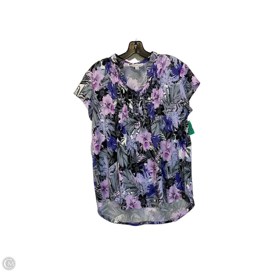Top Short Sleeve By Clothes Mentor In Purple, Size: M