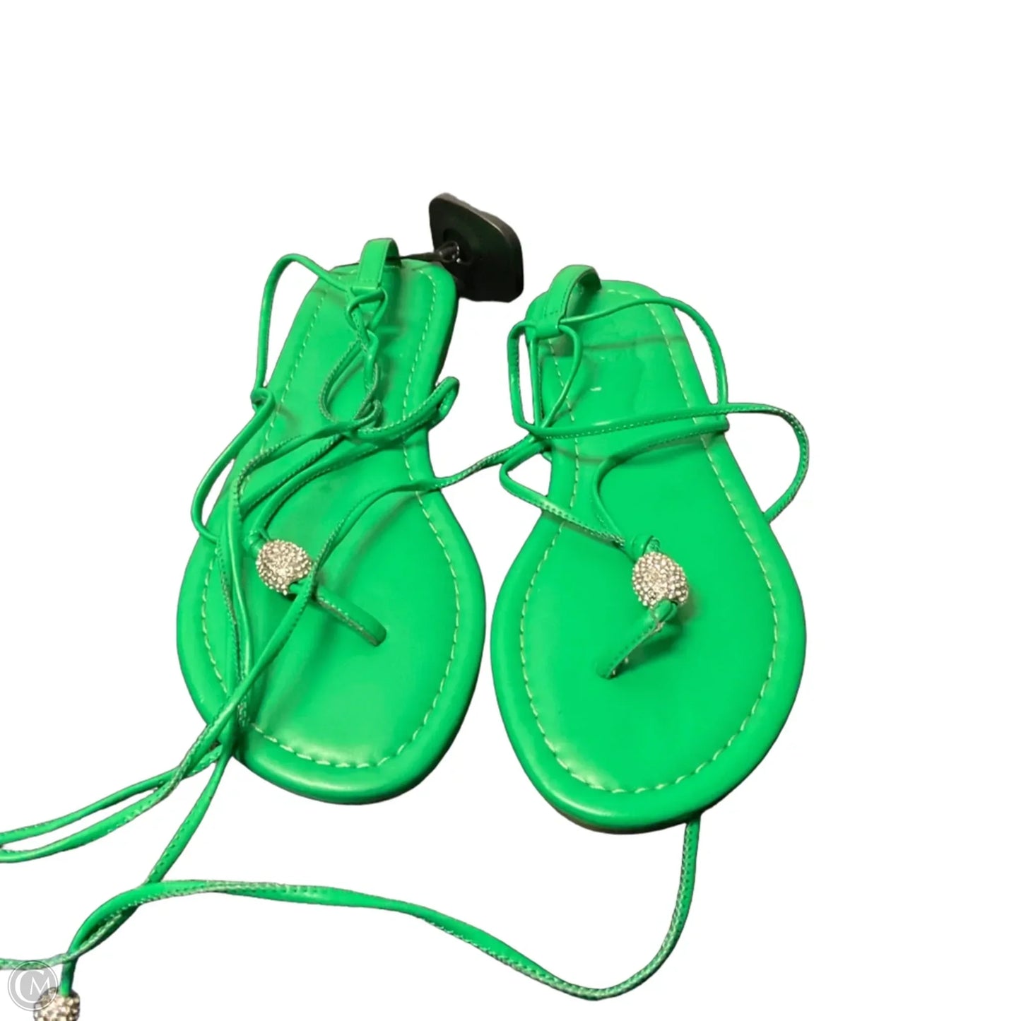 Sandals Flats By Inc In Green, Size: 7.5