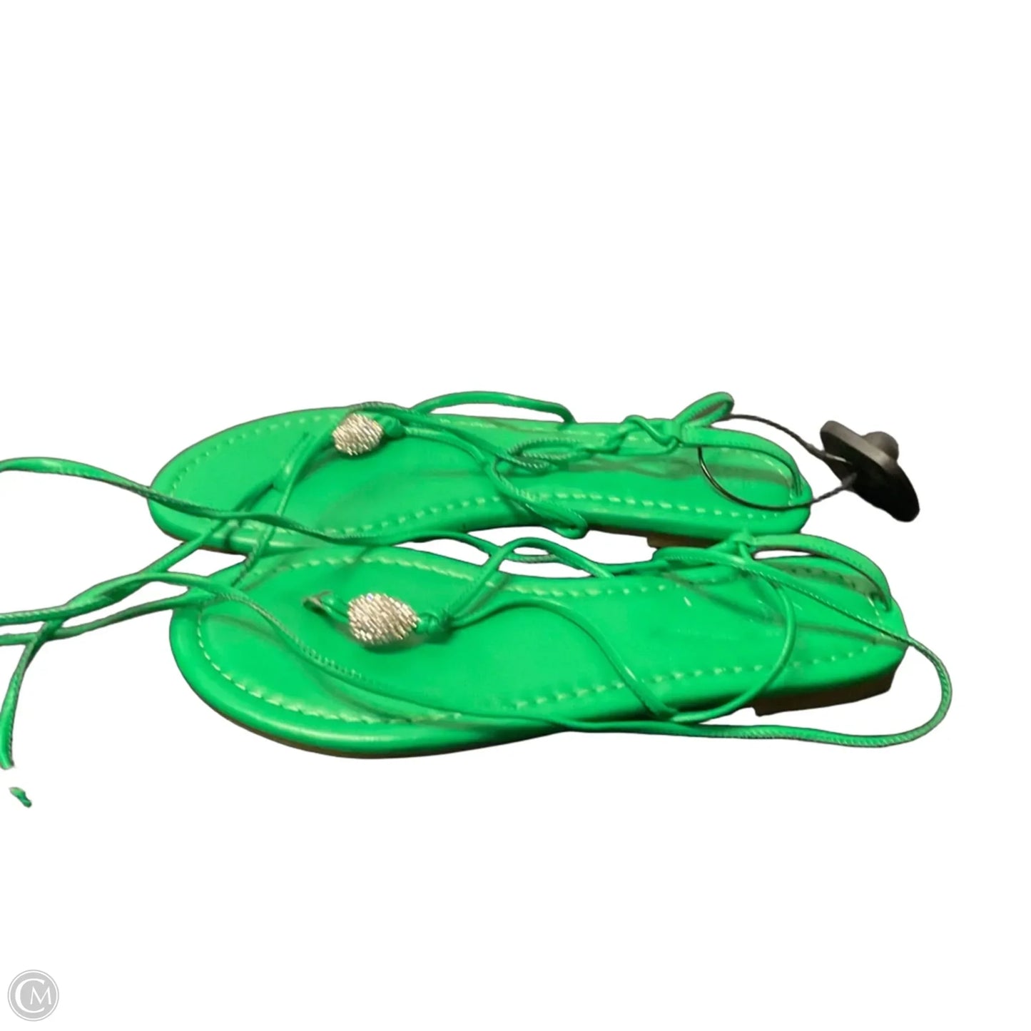 Sandals Flats By Inc In Green, Size: 7.5