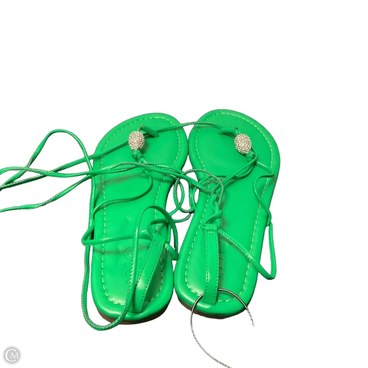 Sandals Flats By Inc In Green, Size: 7.5