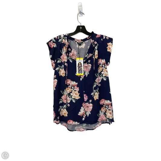 Top Sleeveless By Buffalo David Bitton In Floral Print, Size: S