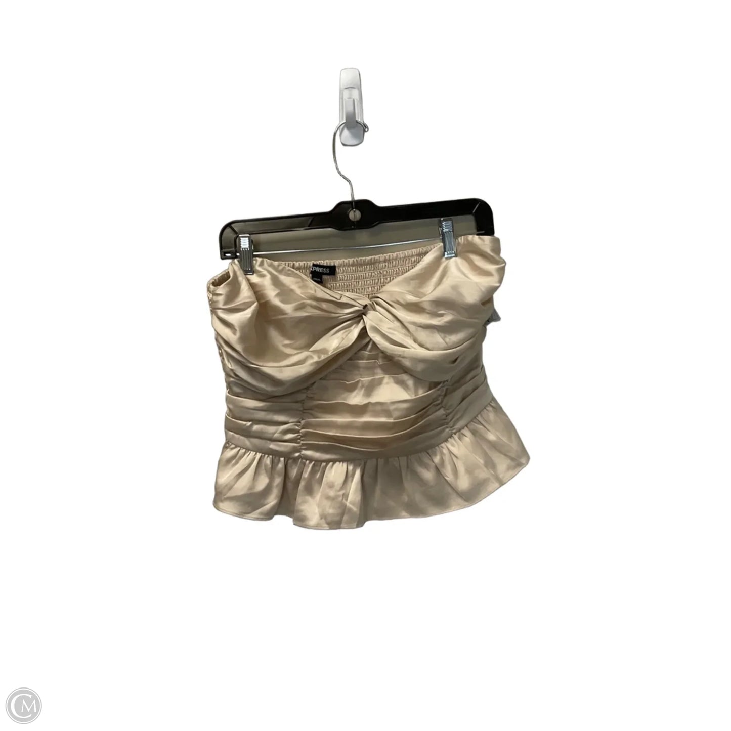 Top Sleeveless By Express In Beige, Size: L