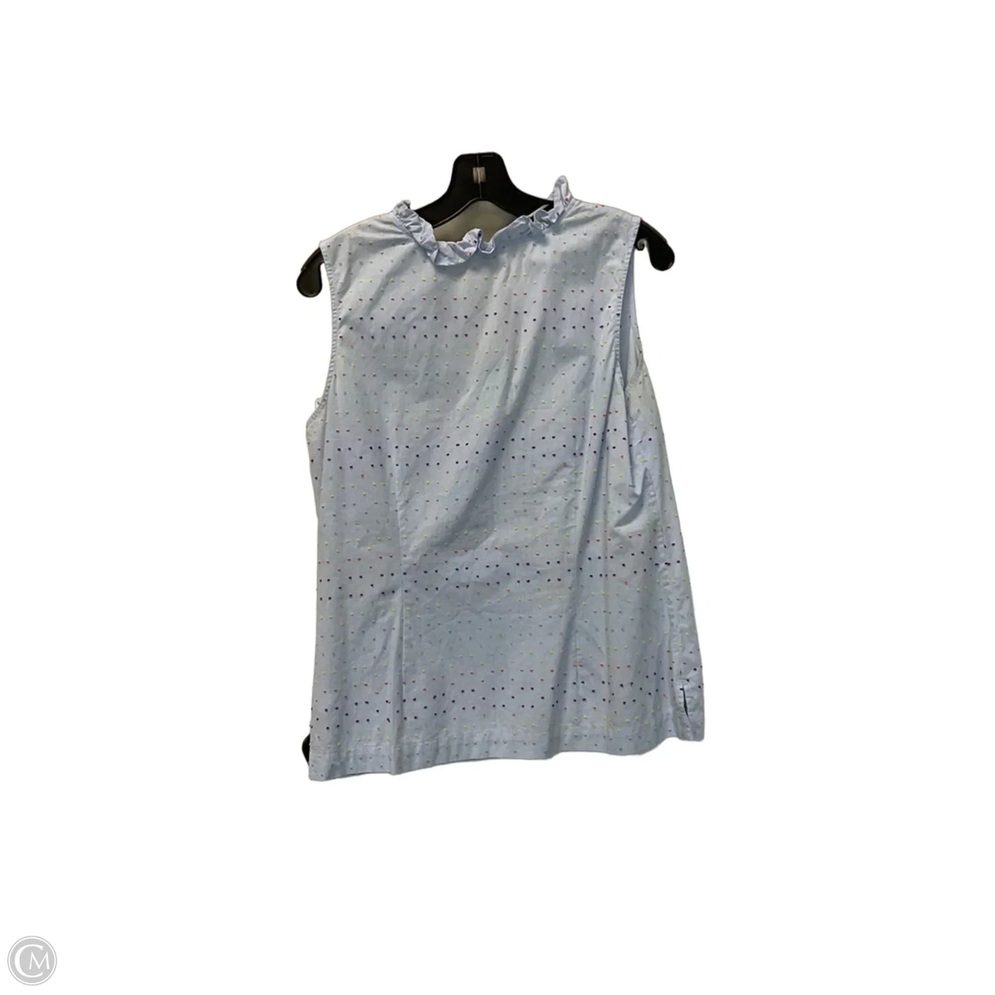 Top Sleeveless By Talbots In Blue, Size: M