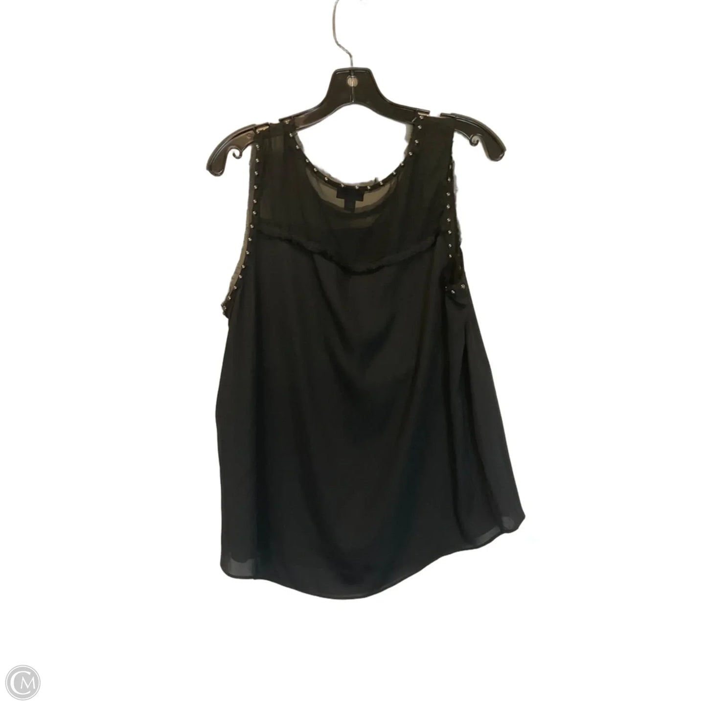 Top Sleeveless By Ana In Black, Size: L