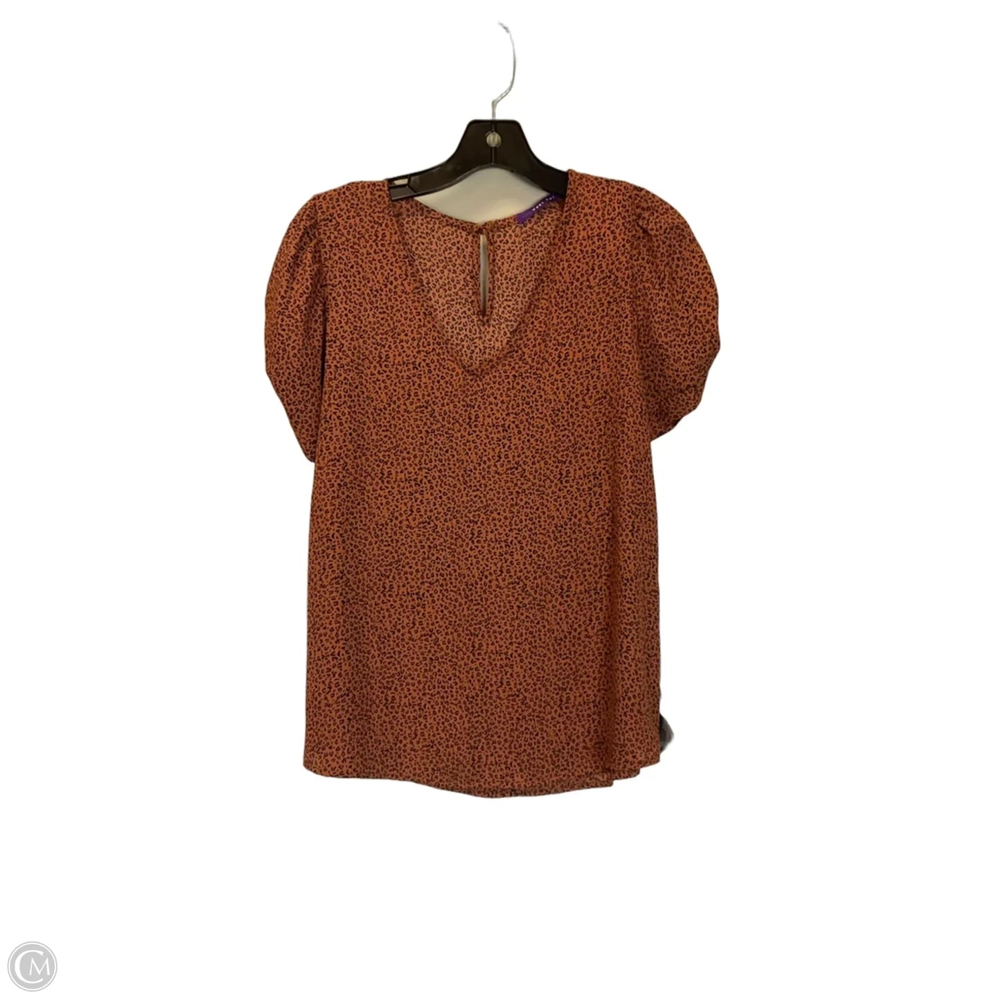 Top Short Sleeve By West Kei In Brown, Size: S