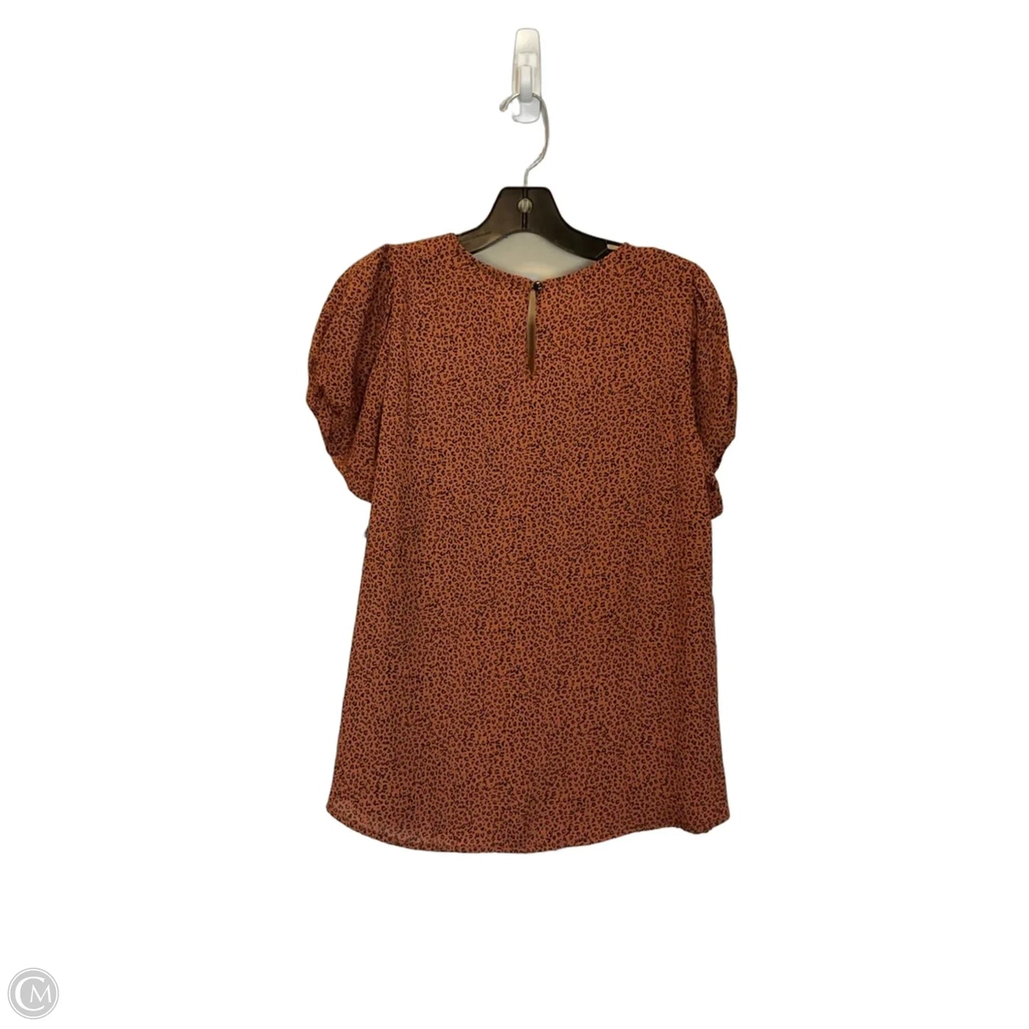 Top Short Sleeve By West Kei In Brown, Size: S