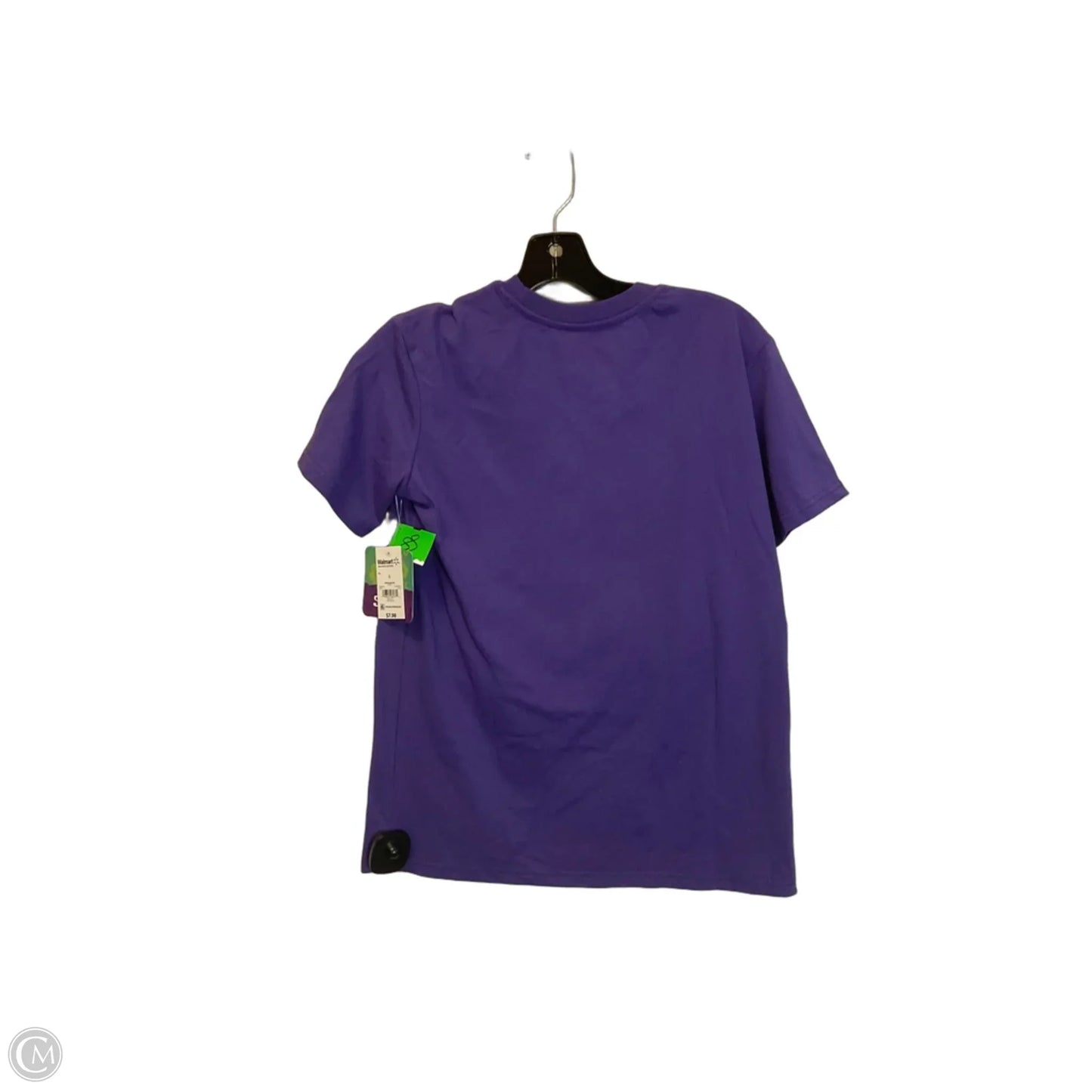Top Short Sleeve Basic By Disney In Purple, Size: S
