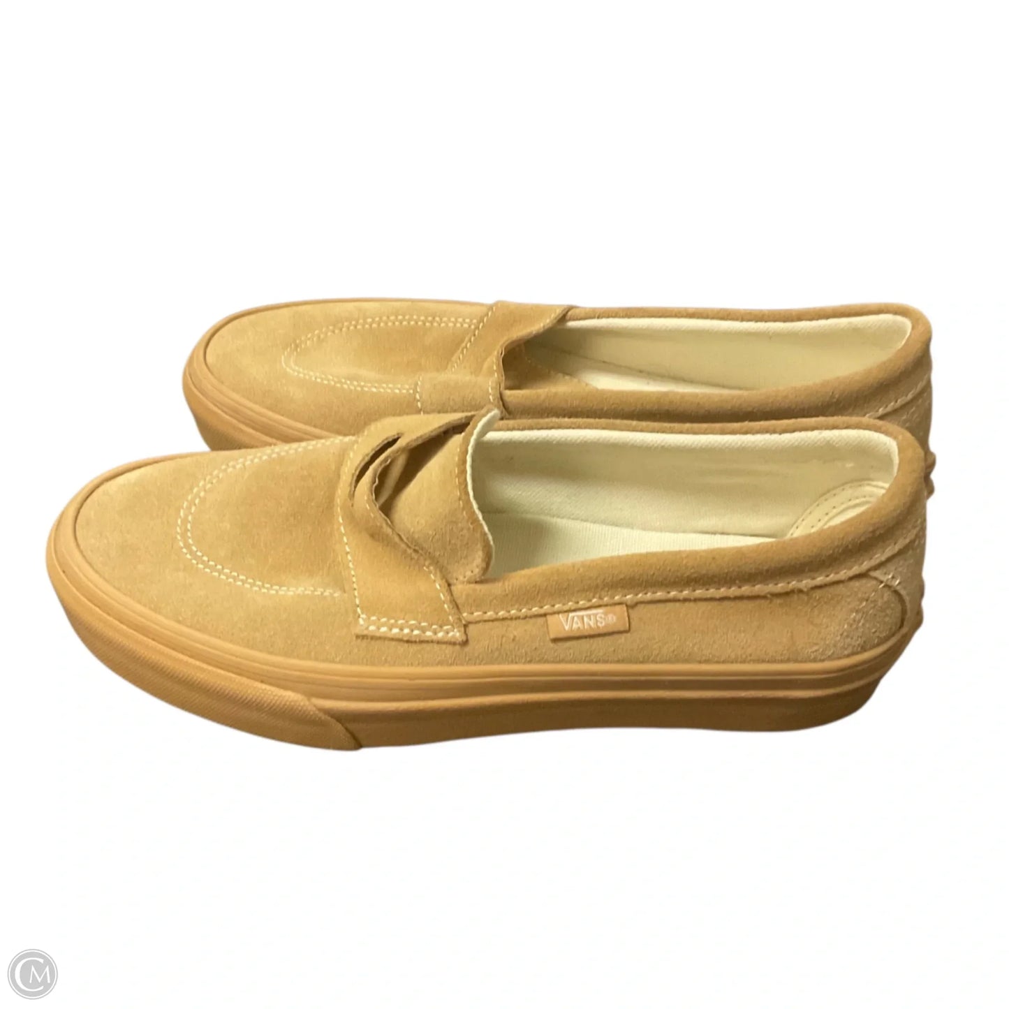 Shoes Flats By Vans In Tan, Size: 6.5