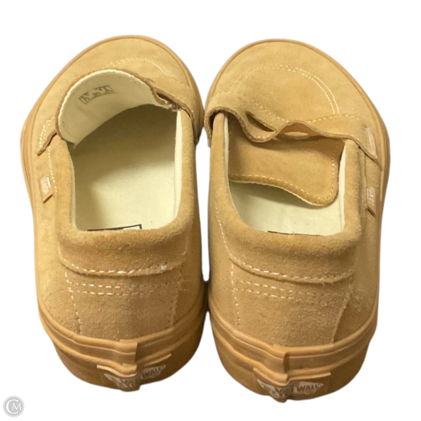 Shoes Flats By Vans In Tan, Size: 6.5