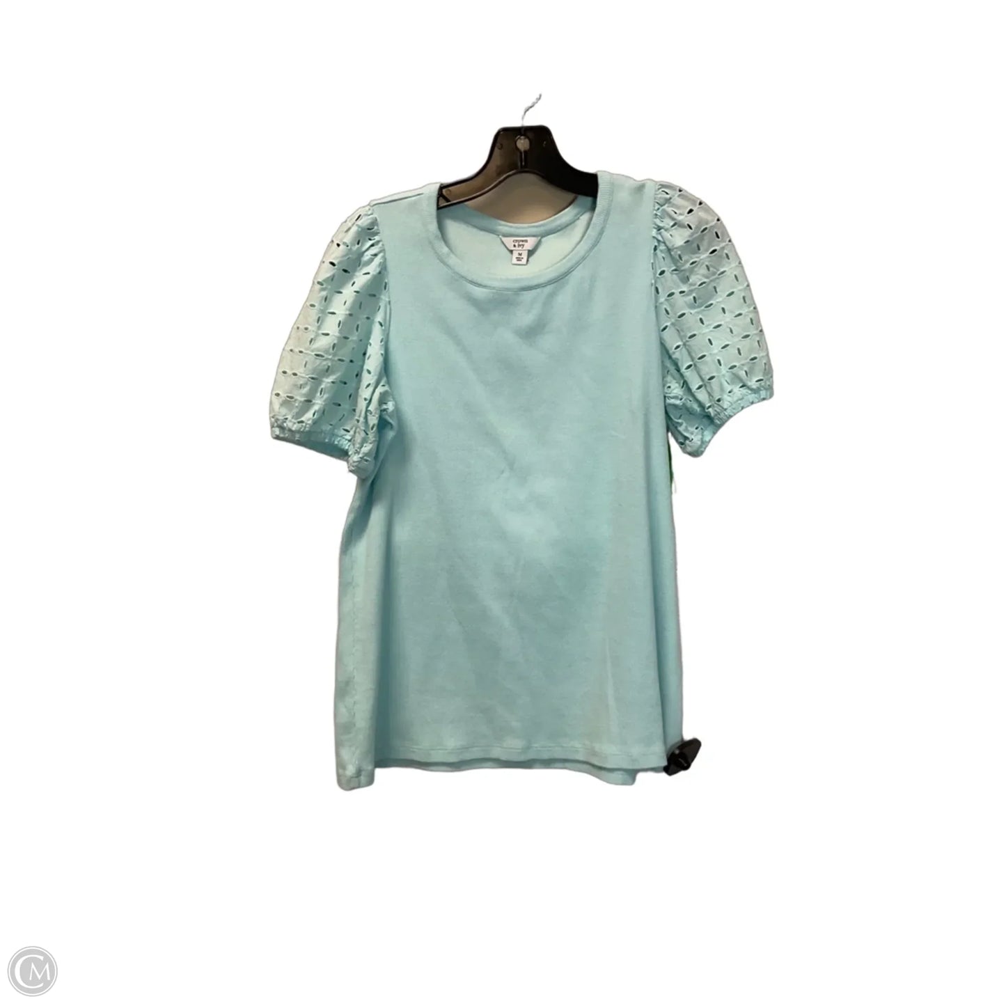 Top Short Sleeve By Crown And Ivy In Blue, Size: M