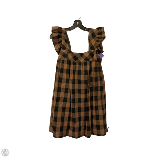 Dress Casual Short By Entro In Black & Brown, Size: S
