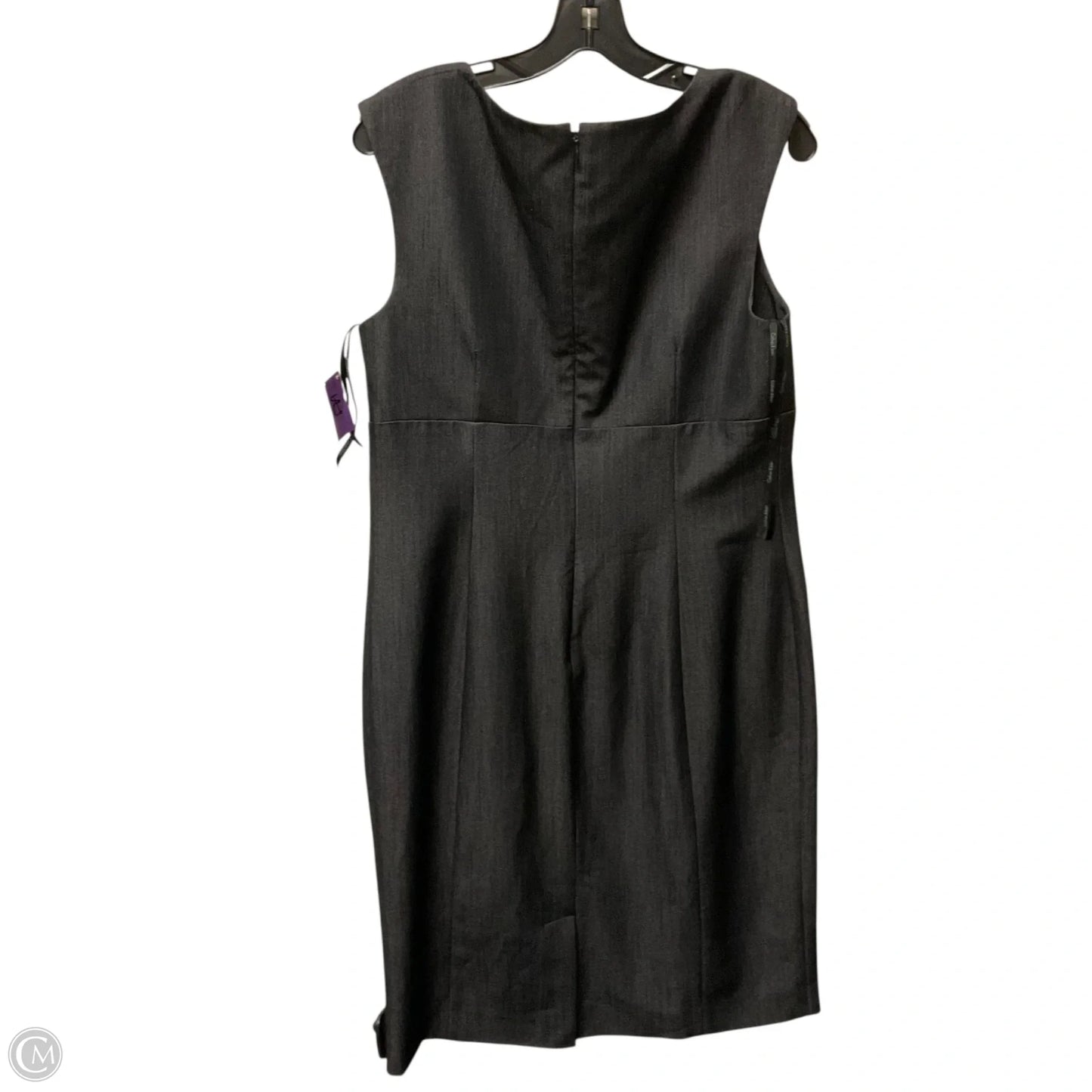Dress Work By Calvin Klein In Black, Size: 12