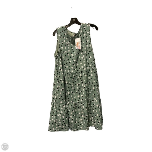 Dress Casual Midi By Prettygarden In Green, Size: M