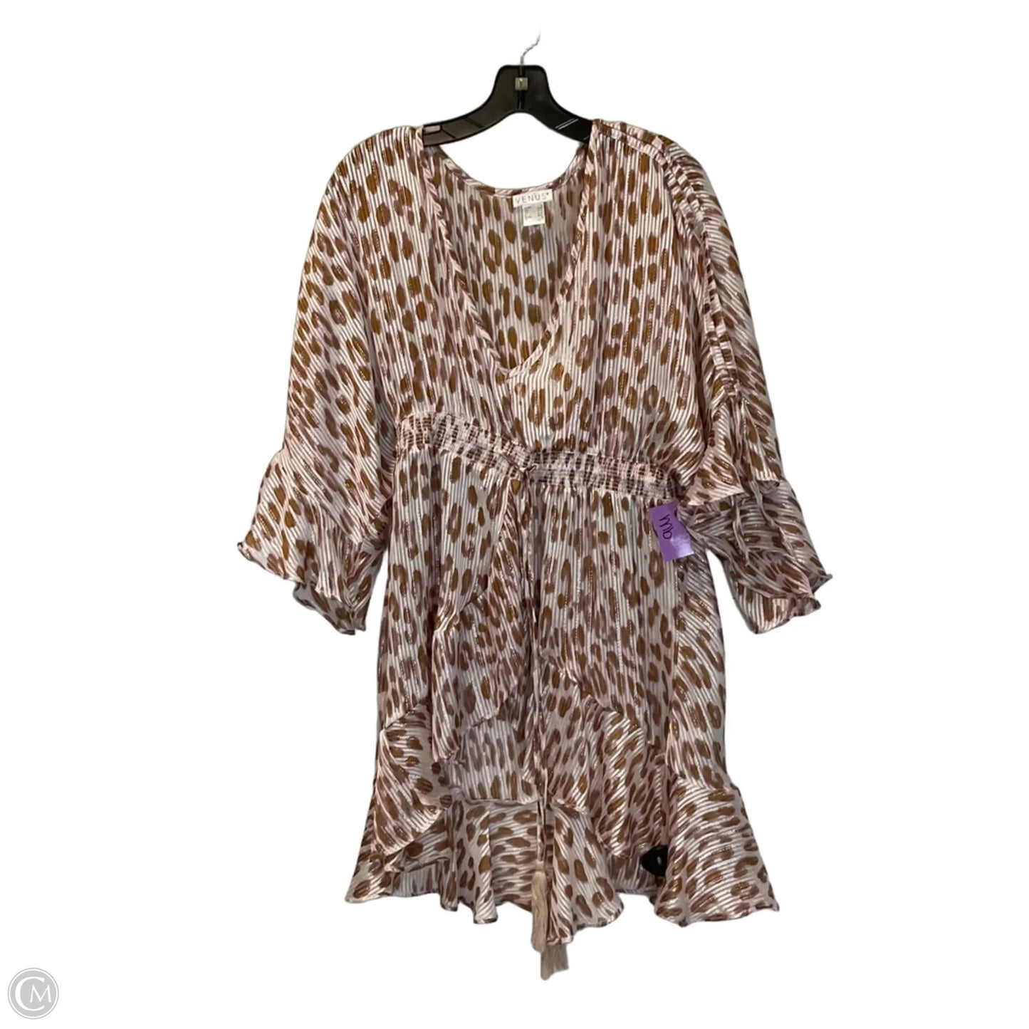 Dress Casual Midi By Venus In Pink, Size: M