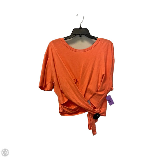 Top Short Sleeve Basic By Aerie In Orange, Size: Xl