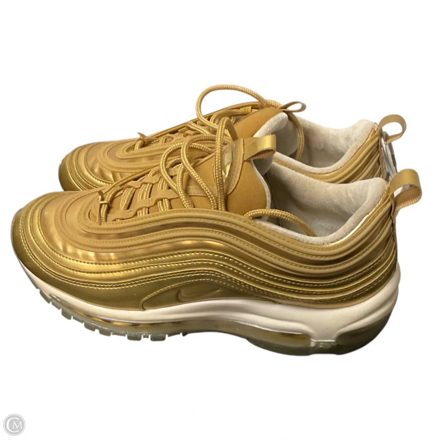 Shoes Sneakers By Nike In Gold, Size: 8