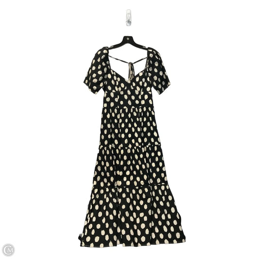 Dress Casual Maxi By Tcec In Black & White, Size: S